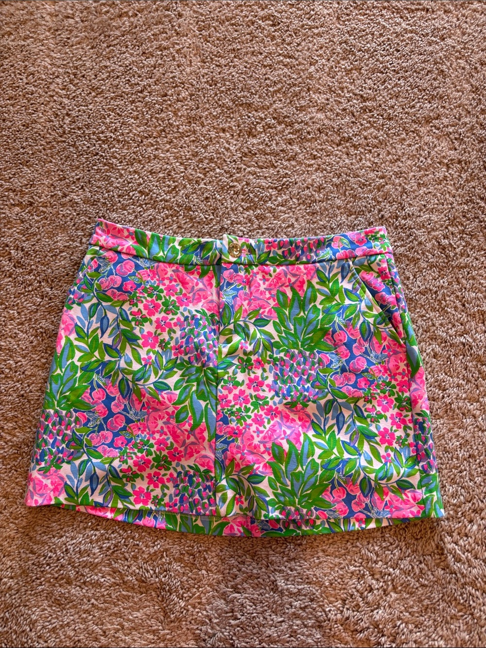 Lilly Pulitzer Floral Print Skort
